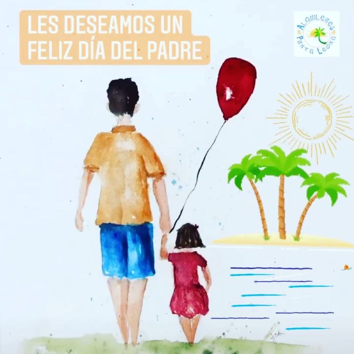 Feliz día del Padre #alquierespuntaleona #papá #felizdiapapá